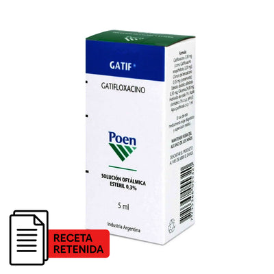 Gatif Solución Oftálmica 0.3% - Farmacias Curie