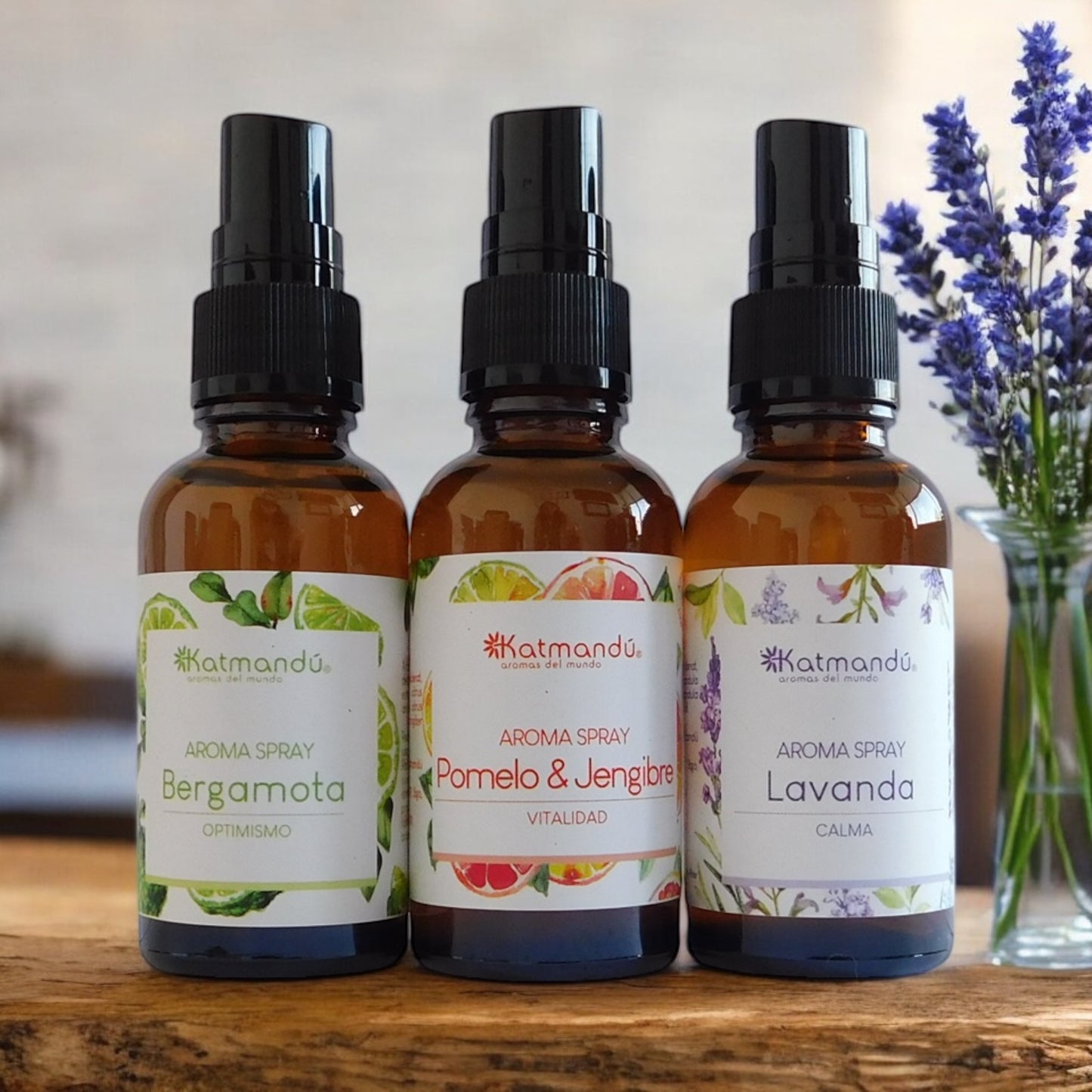 Katmandú Pack Mini Spray Aromáticos 3 unidades - Farmacias Curie