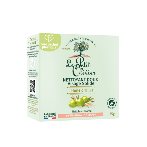 Limpiador Facial Solido Oliva Le Petit Olivier - 75 Gramos - Farmacias Curie