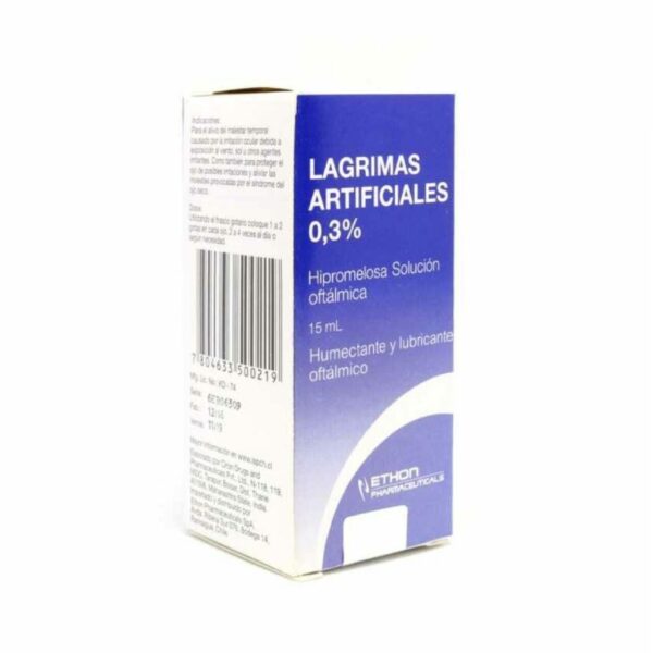 Lagrimas Artificiales 0,3% - Solución Oftalmica 15 ml - Farmacias Curie