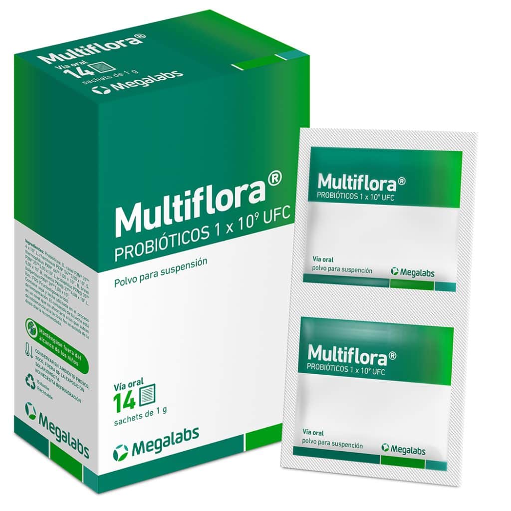 Multiflora Polvo - 14 Sobres - Farmacias Curie
