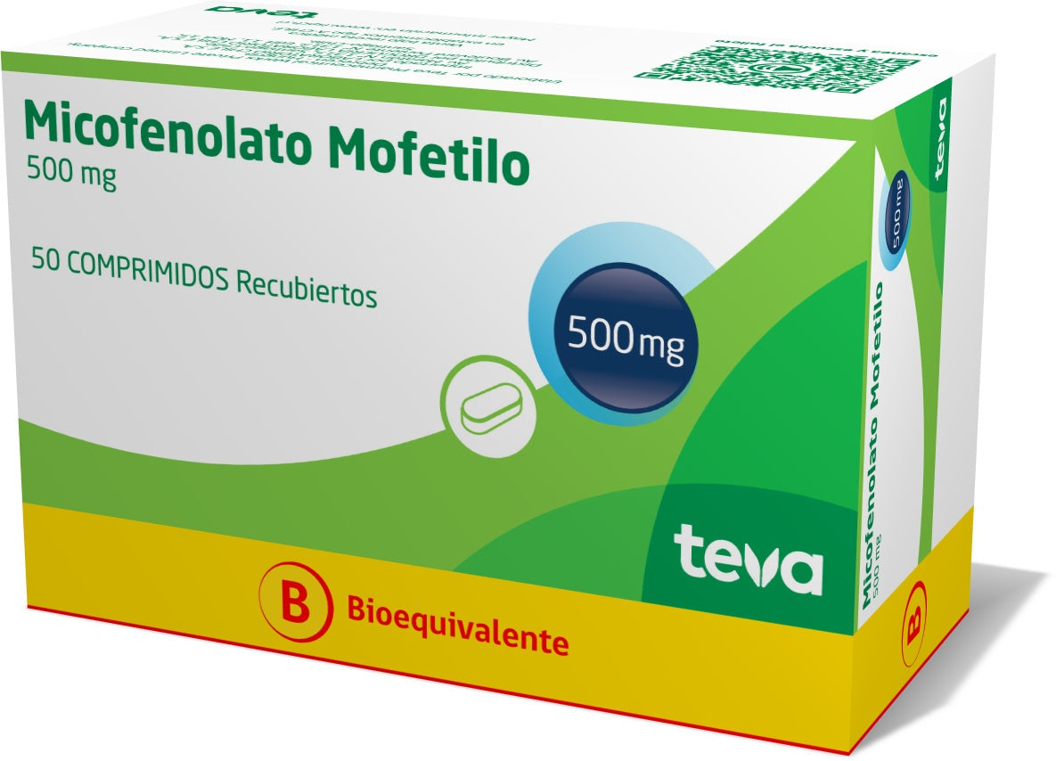 Micofenolato Comprimidos Recubiertos 500mg - Farmacias Curie