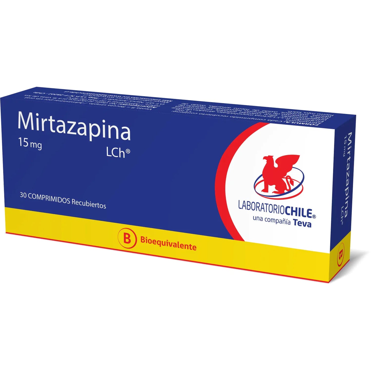 Mirtazapina 15mg - 30 Comprimidos Recubiertos - Farmacias Curie