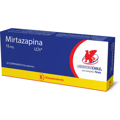 Mirtazapina 15mg - 30 Comprimidos Recubiertos - Farmacias Curie