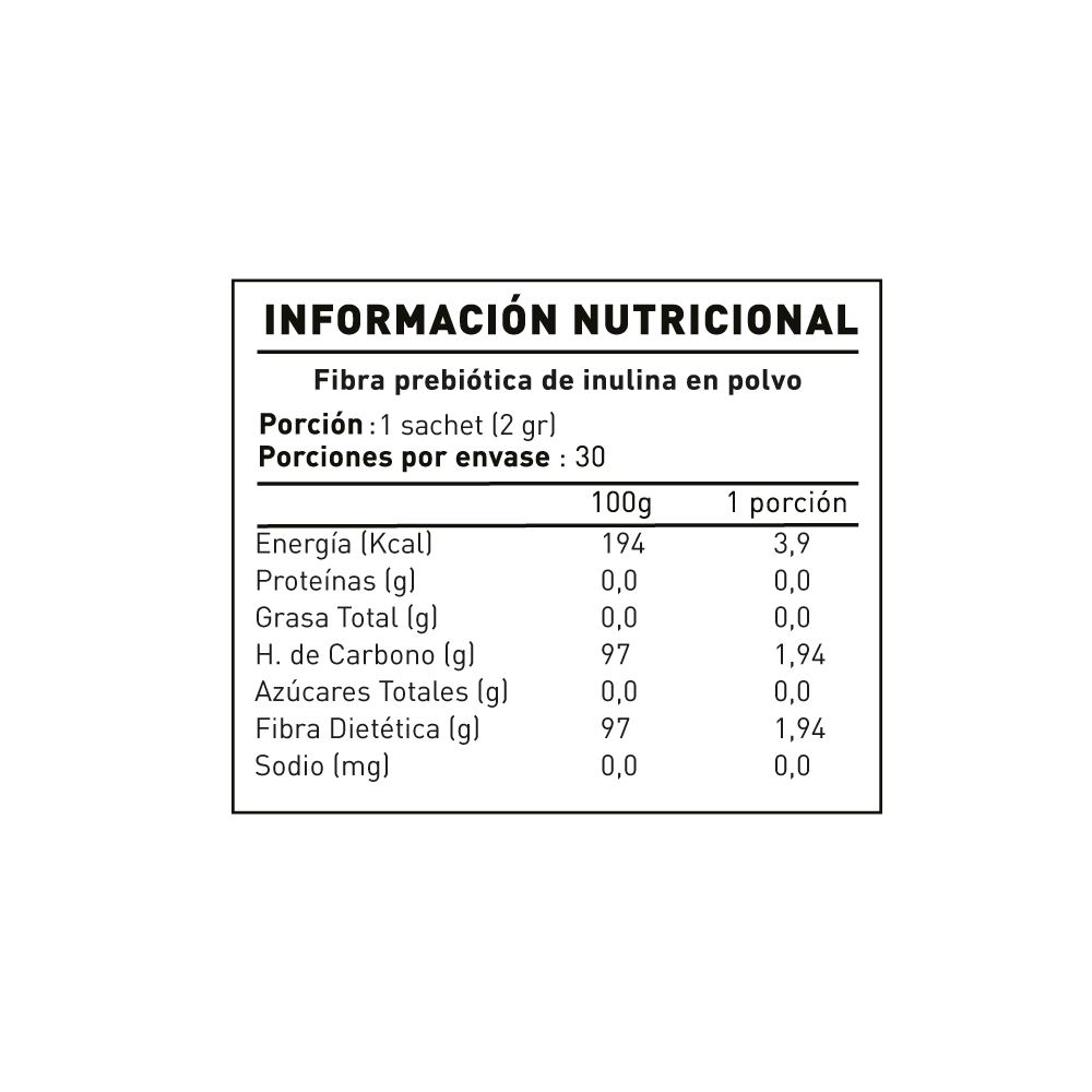 Nup! Prebióticos - 30 Sachets - Farmacias Curie