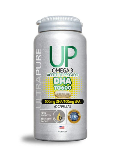 Omega UP TG600 - 500/100 DHA-EPA - 60 Cápsulas - Farmacias Curie