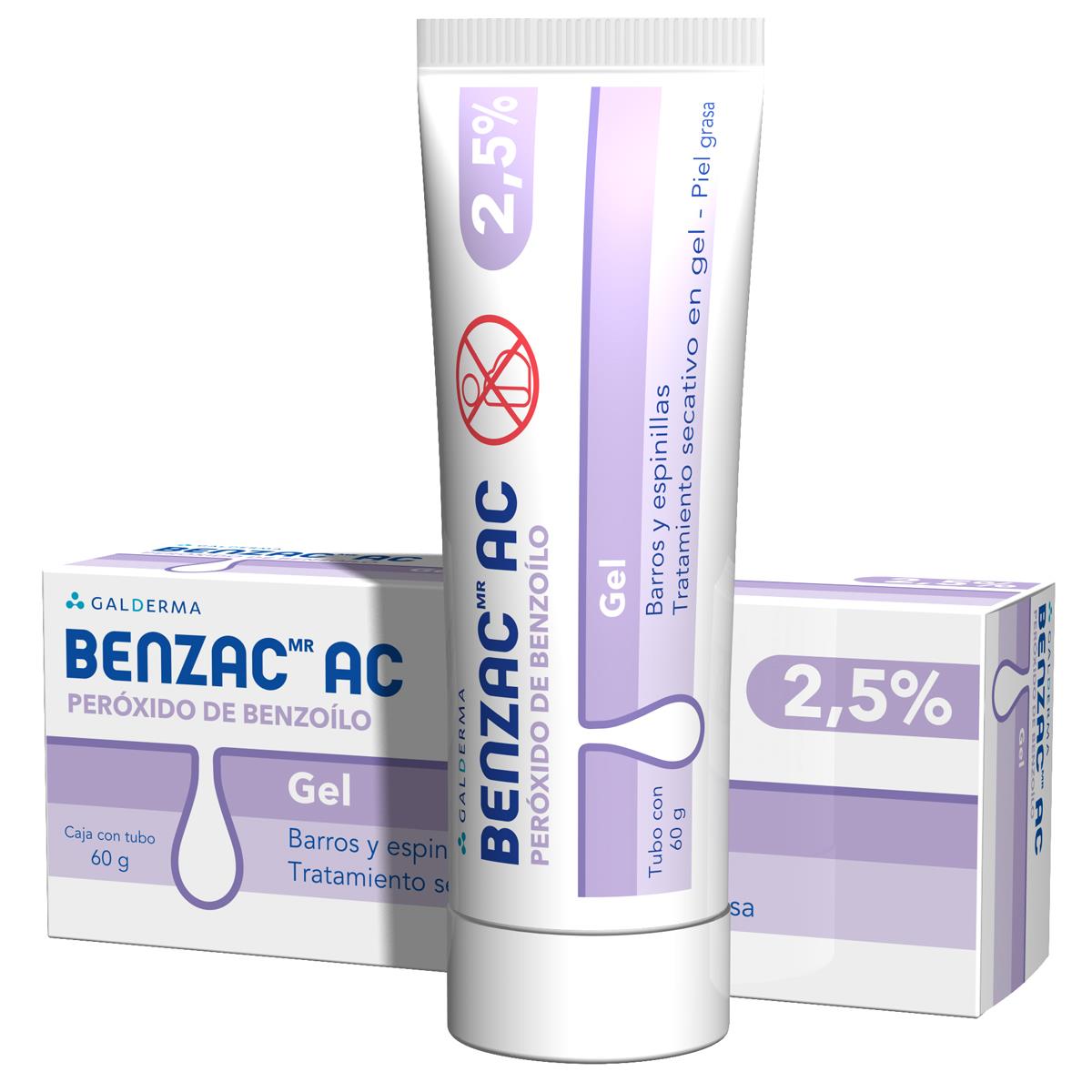 Benzac Ac Gel 2,5% - Farmacias Curie