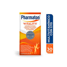 Pharmaton Vitality - 30 Comprimidos - Farmacias Curie
