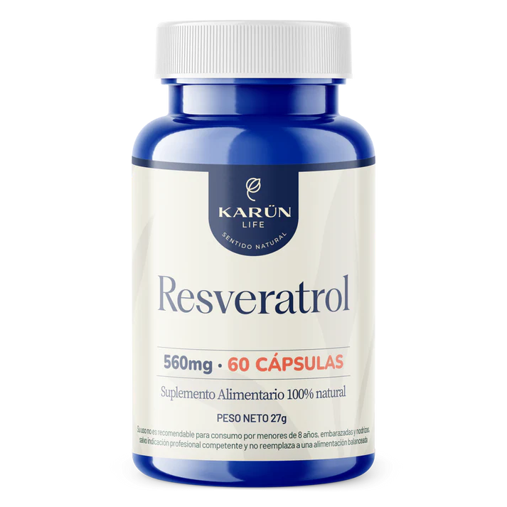 Resveratrol - 60 cápsulas - Farmacias Curie