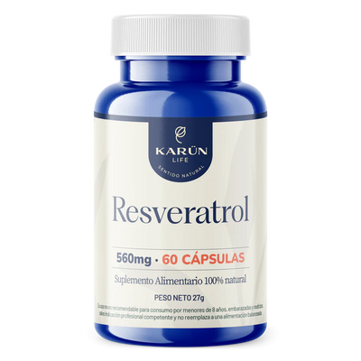 Resveratrol - 60 cápsulas - Farmacias Curie
