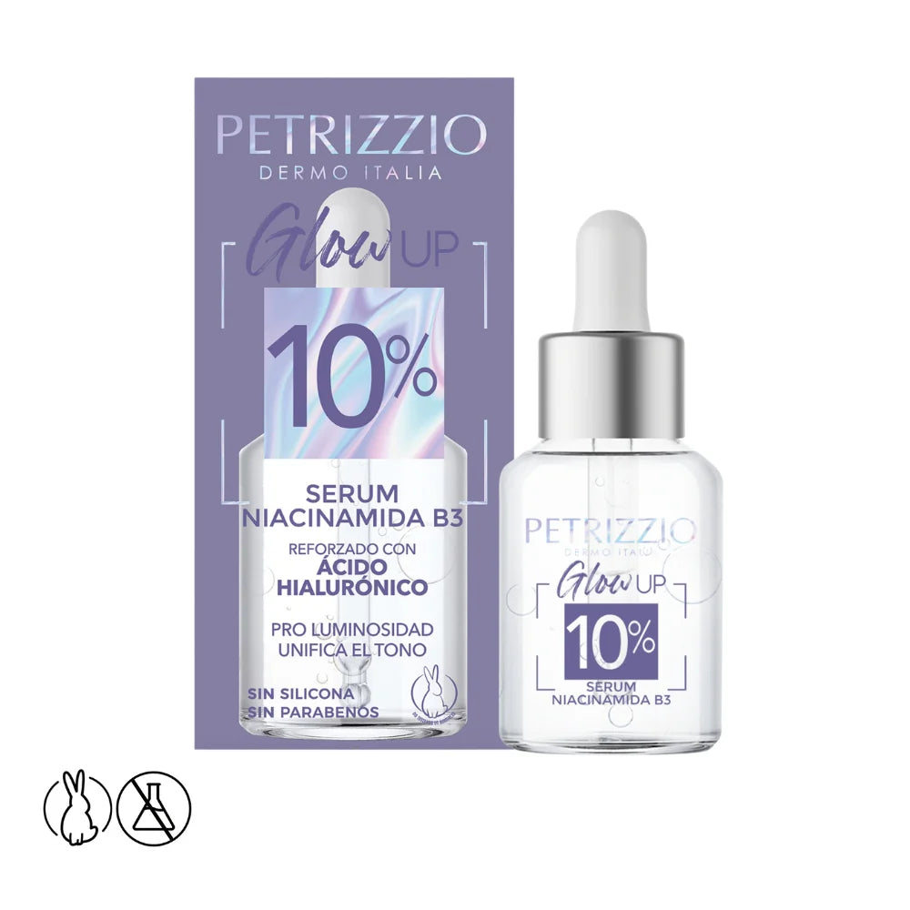 Serum Petrizzio Glow Up Niacinamida 10% con Ac. Hialuronico - Farmacias Curie