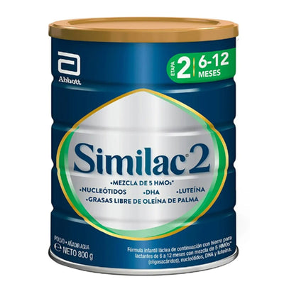 Similac 2 Fórmula Láctea - 800 gramos - Farmacias Curie