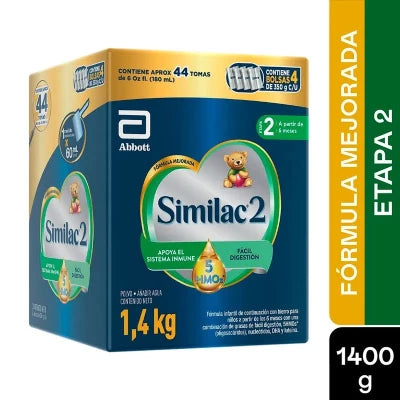 Similac 2 Fórmula Láctea - 1.4 kg - Farmacias Curie