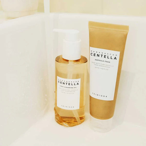 SKIN1004 Madagascar Centella Pack Doble Limpieza - Espuma + Limpiador en Aceite - Farmacias Curie