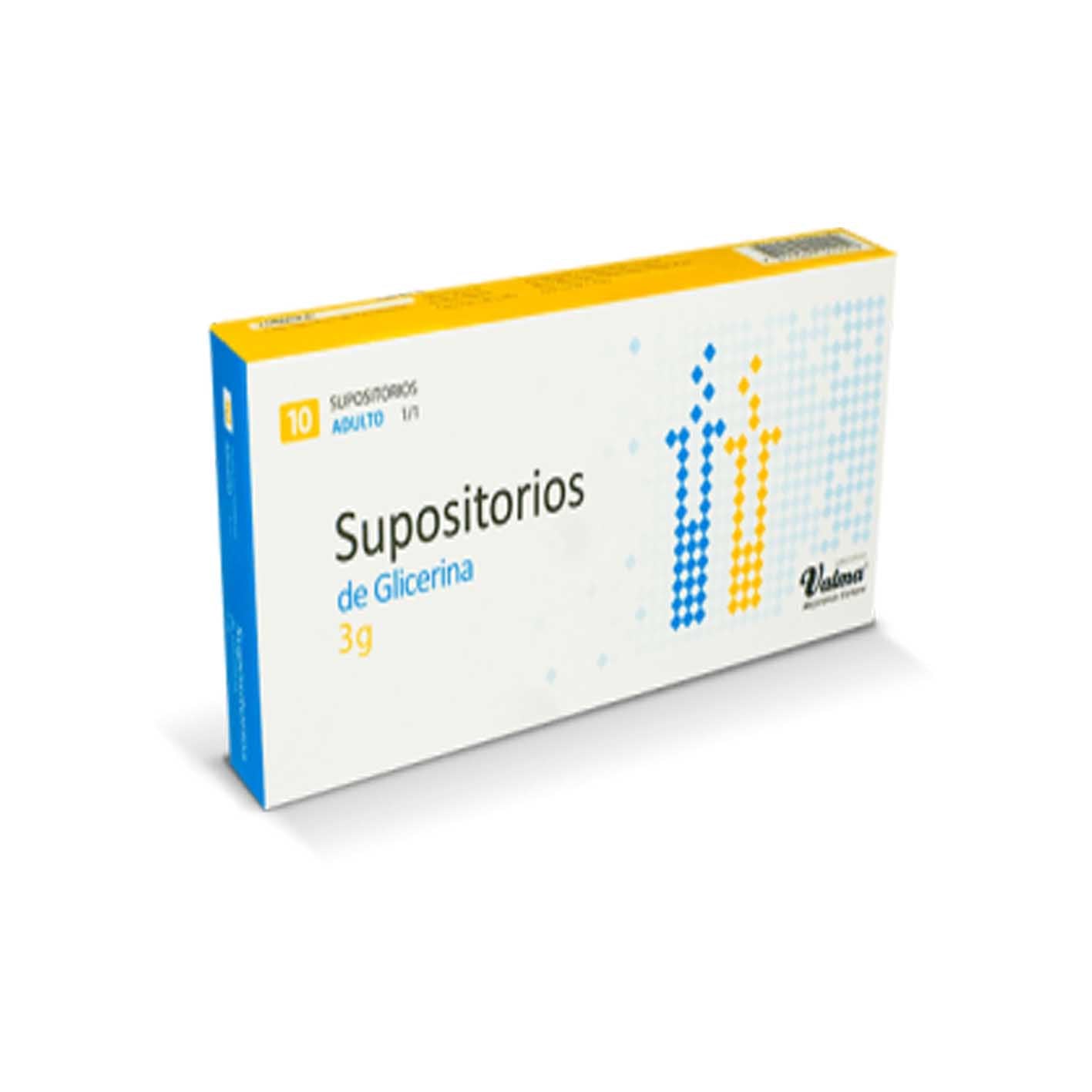Supositorios de Glicerina Adulto 3g - Farmacias Curie