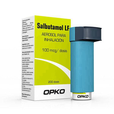 Salbutamol 100 mcg - Aerosol para Inhalación - Farmacias Curie