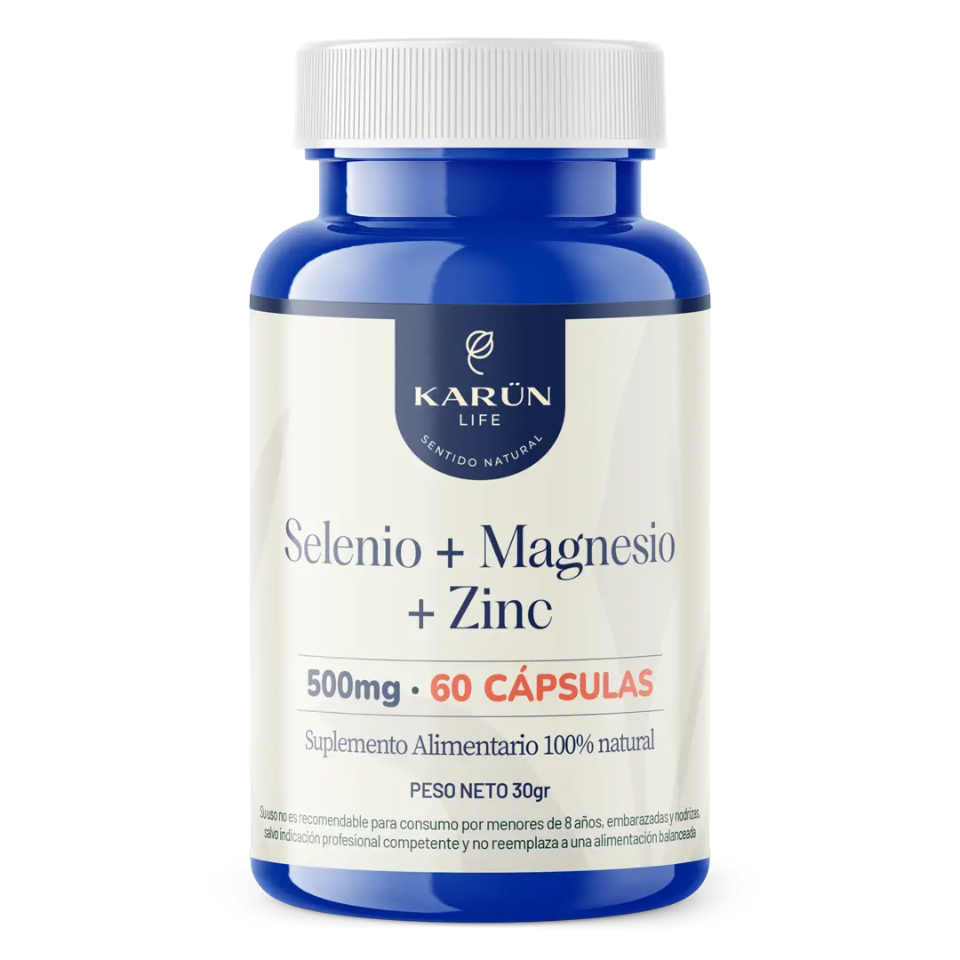 Selenio + Magnesio + Zinc - 60 Cápsulas - Farmacias Curie