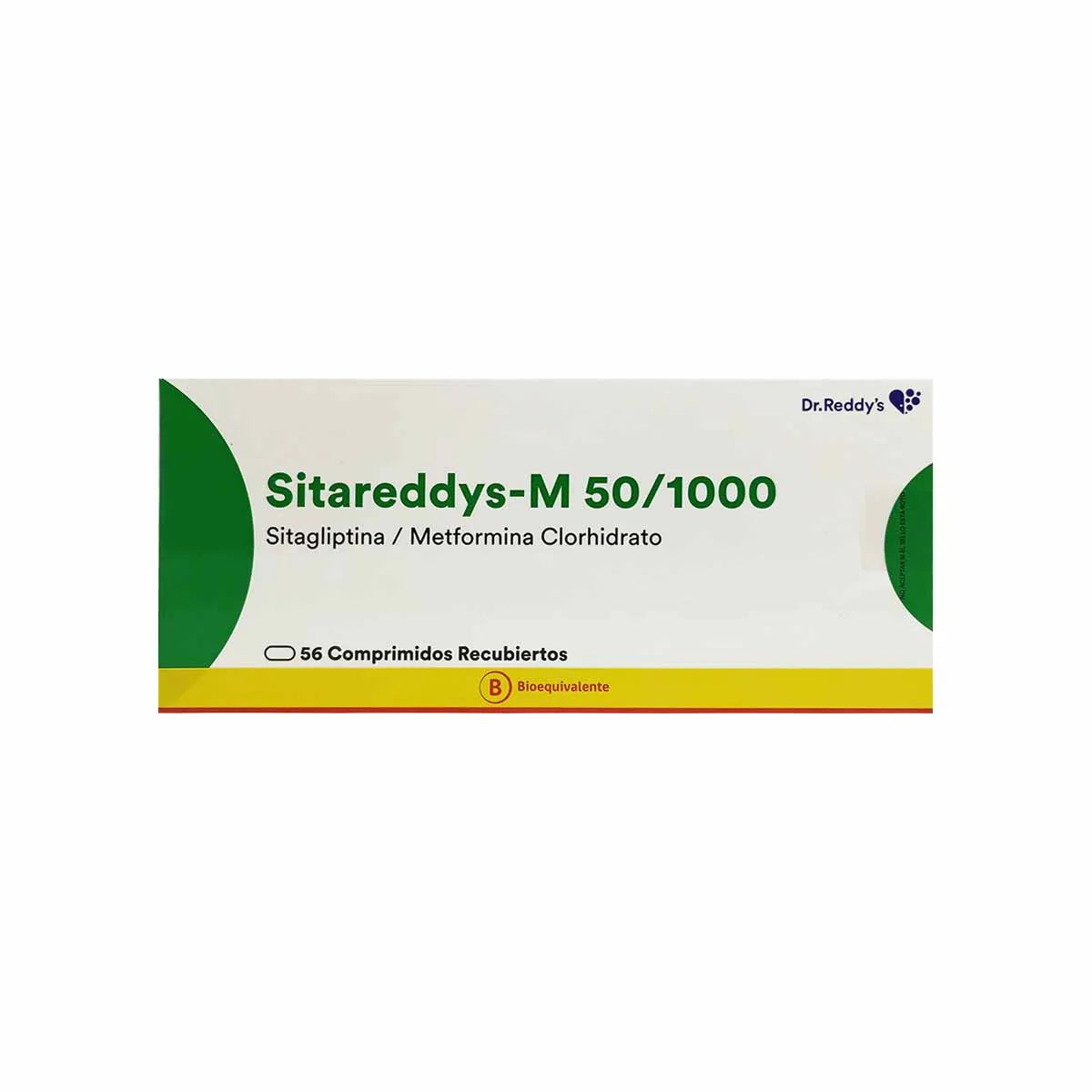 Sitareddys-M 50/1000 mg - 56 Comprimidos Recubiertos