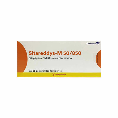 Sitareddys-M 50/850 mg - 56 Comprimidos Recubiertos