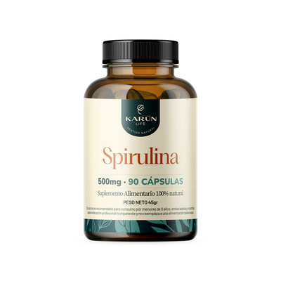 Spirulina 500 mg - 60 Cápsulas - Farmacias Curie