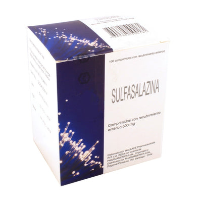 Sulfasalazina Comprimidos con Recubrimiento Entérico 500mg - Farmacias Curie
