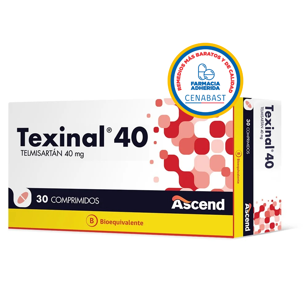 Texinal 40 mg - 30 Comprimidos - Medicamento Cenabast