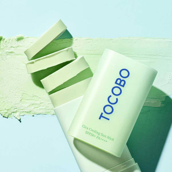 TOCOBO Cica Cooling Sun Stick Protector Solar Facial en Barra - 18g - Farmacias Curie