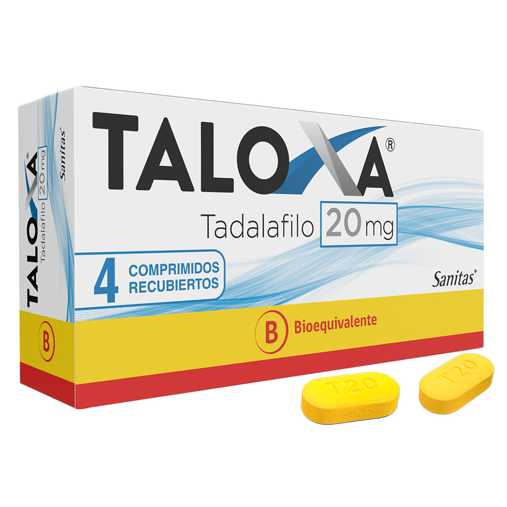 Taloxa 20mg - 4 Comprimidos Recubiertos - Farmacias Curie