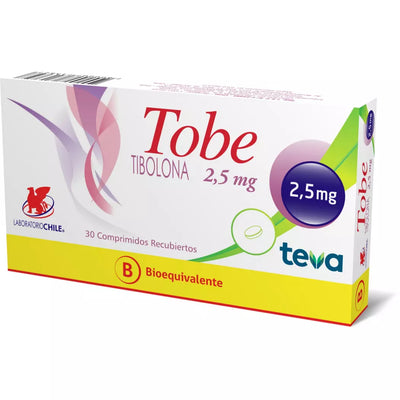 Tobe 2,5mg - 30 Comprimidos Recubiertos - Farmacias Curie