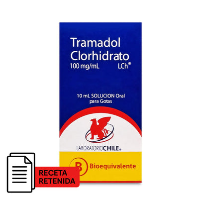 Tramadol Gotas 100mg/ml - 10ml - Farmacias Curie