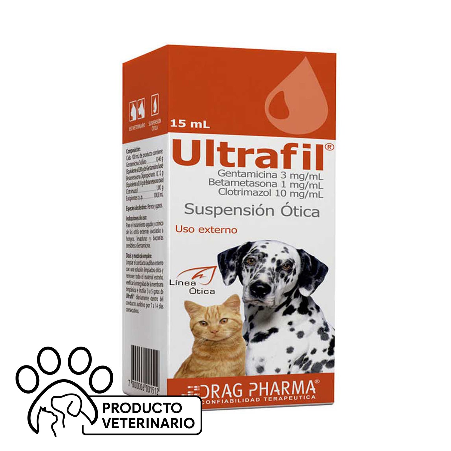 Ultrafil Suspensión Ótica - Farmacias Curie