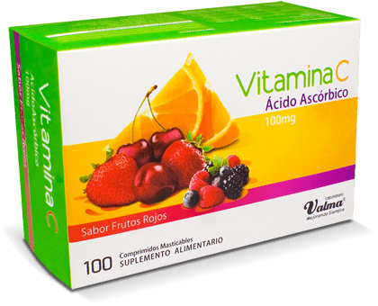 Vitamina C 100mg - 100 Comprimidos Masticables