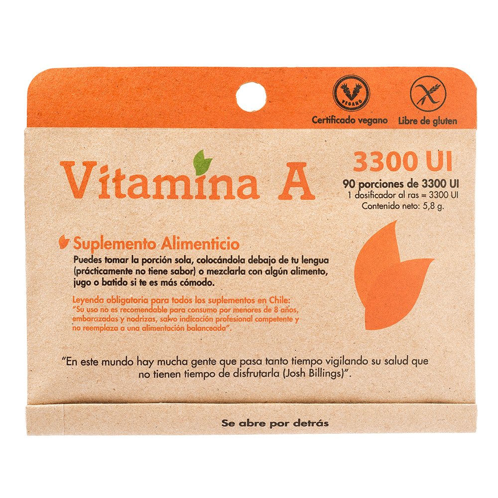 Vitamina A Sobre en Polvo - Farmacias Curie