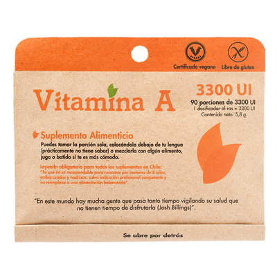 Vitamina A Sobre en Polvo - Farmacias Curie