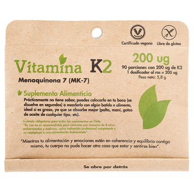 Vitamina K2 Sobre en Polvo - Farmacias Curie