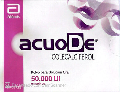 Acuode Polvo Para Suspensión Oral 50.000UI - 4 Sobres