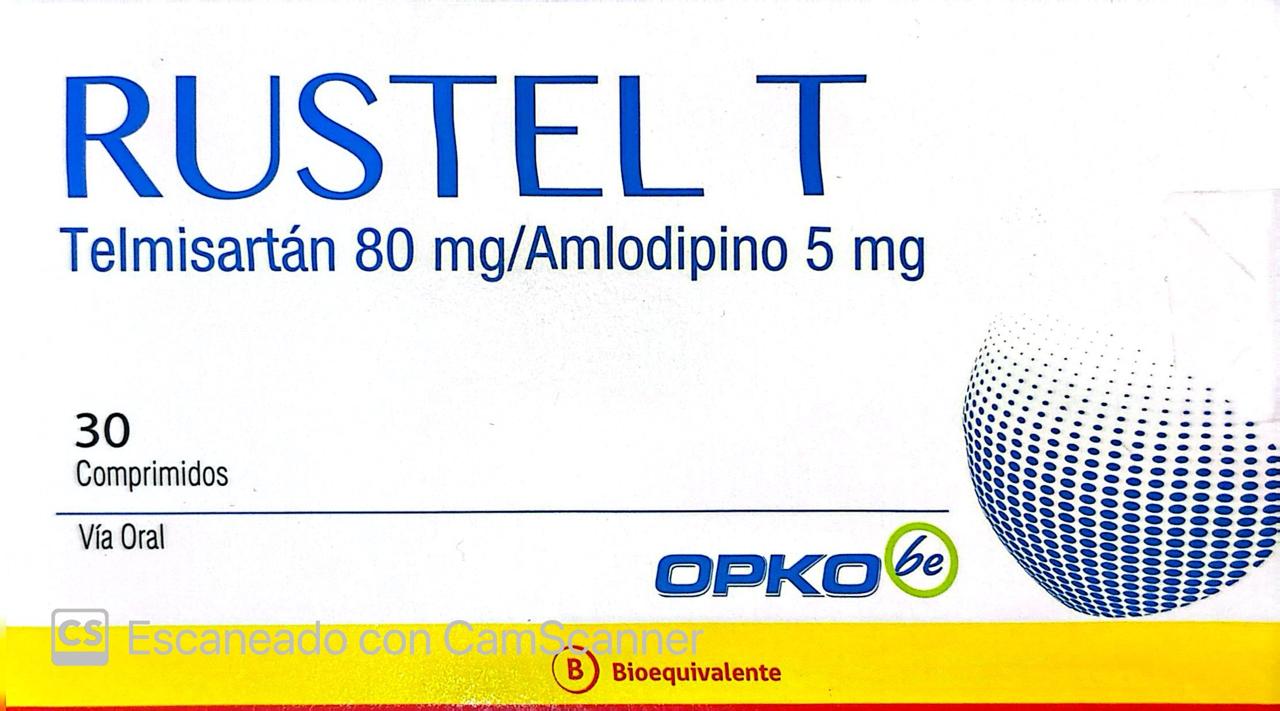 Rustel T 80/5 - 30 Comprimidos Recubiertos - Medicamentos Cenabast