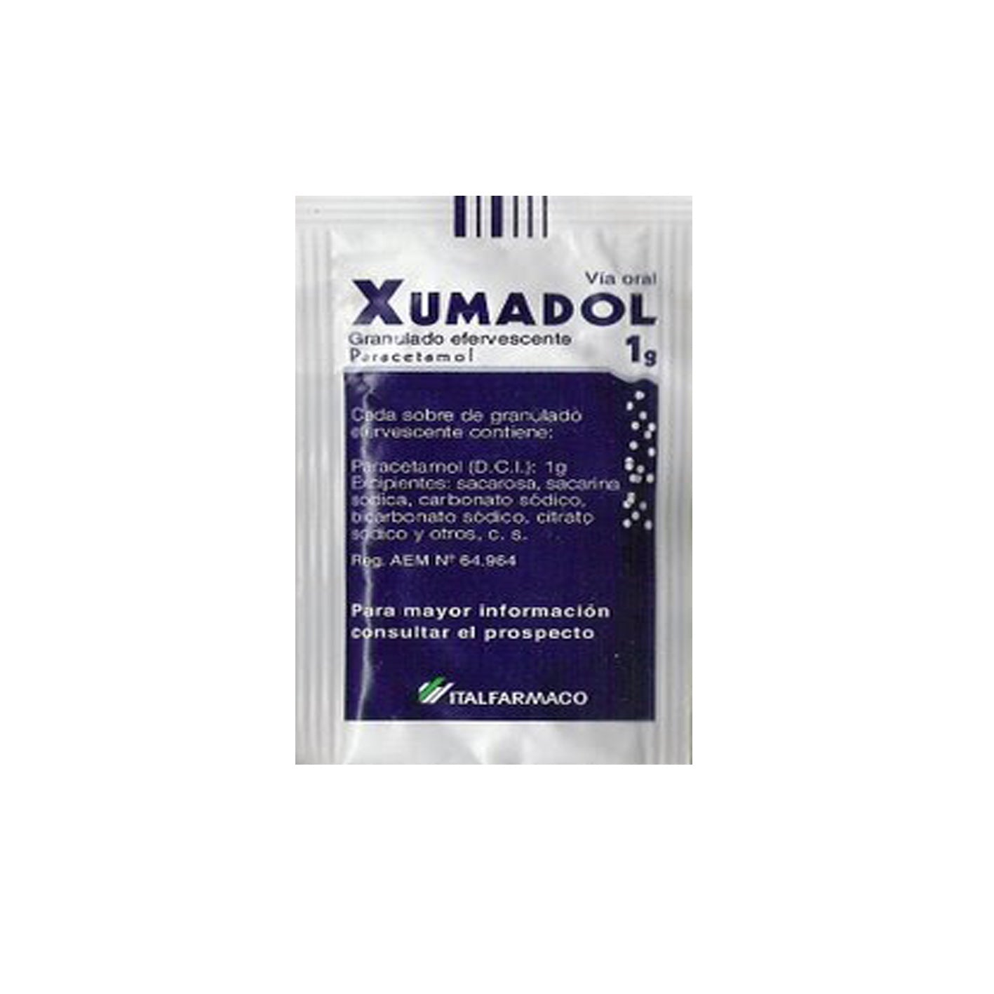 Xumadol Sobres 1g - 1 unidad - Farmacias Curie