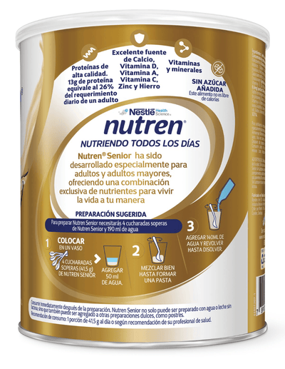 Nutren Senior - 740 gramos - Farmacias Curie