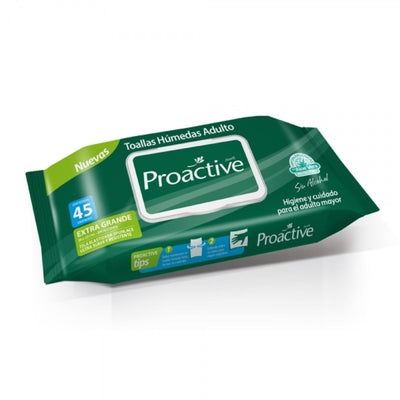 Proactive Toallas húmedas Adulto - Farmacias Curie