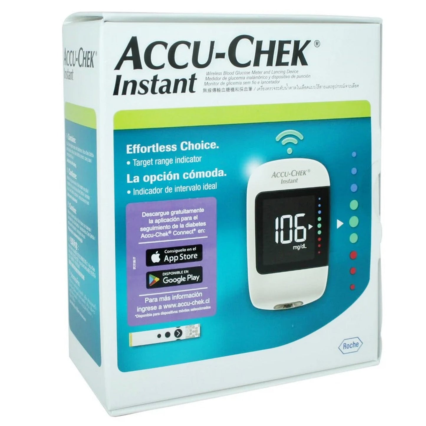 Accu-Chek Instant Glucómetro - Farmacias Curie