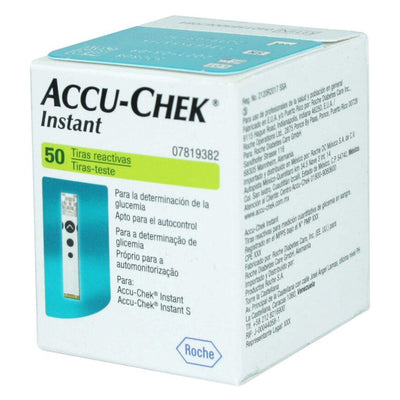 Accu-Chek Instant Tiras Reactivas - 50 unidades - Farmacias Curie