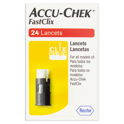 Accu-Chek Fast Click - 24 Lancetas - Farmacias Curie