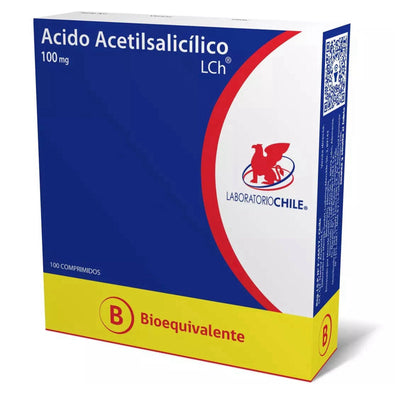 Ácido Acetilsalicílico Comprimidos 100mg - Farmacias Curie