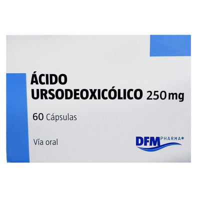 Ácido Ursodeoxicolico Cápsulas 250mg - Farmacias Curie