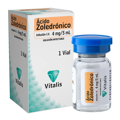 Ácido Zoledrónico 4mg Solución para perfusión - Farmacias Curie