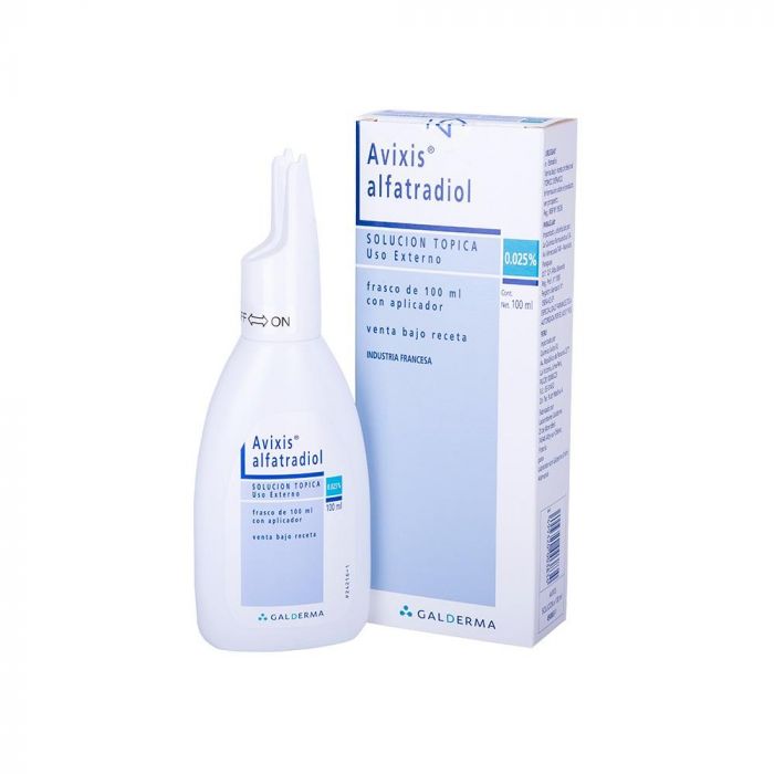 Avixis Solución Tópica 0,025% - Farmacias Curie