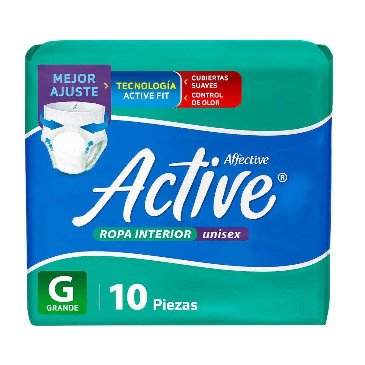 Affective Active Ropa Interior Unisex Talla G - Farmacias Curie