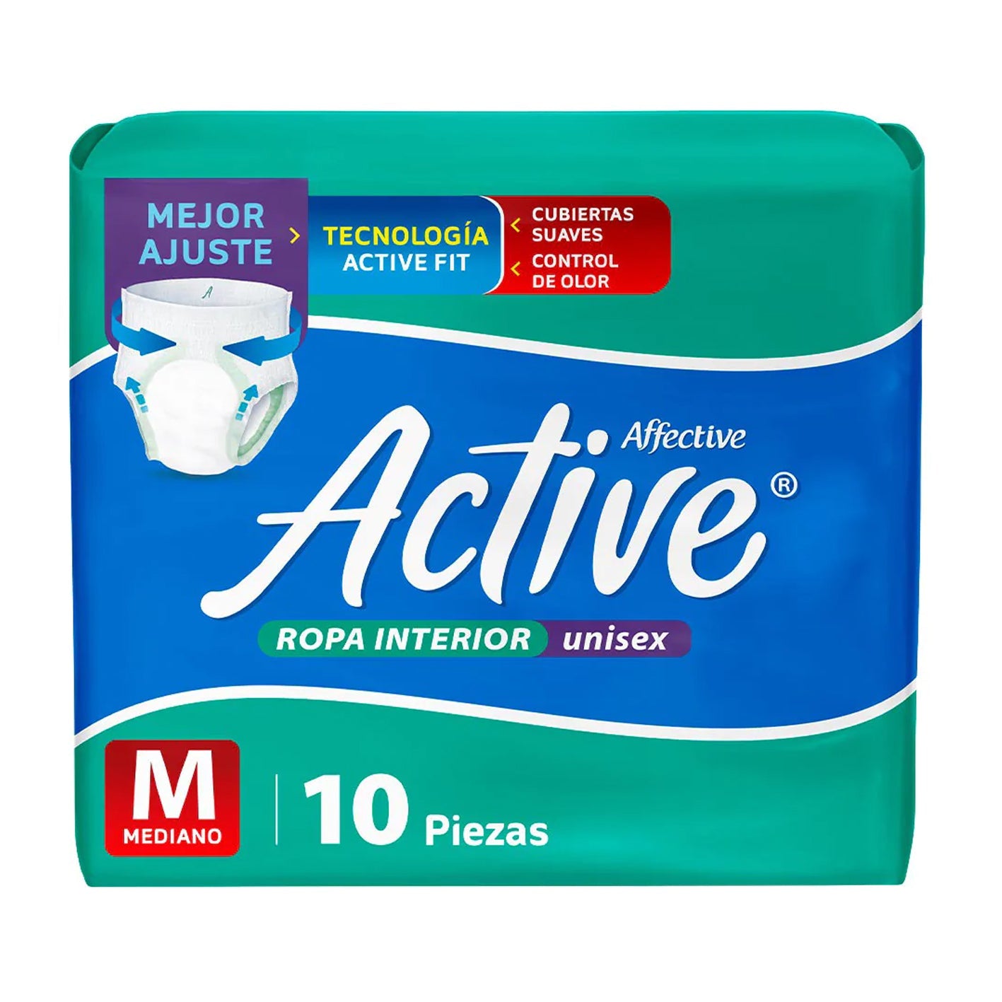Affective Active Ropa Interior Unisex Talla M - Farmacias Curie