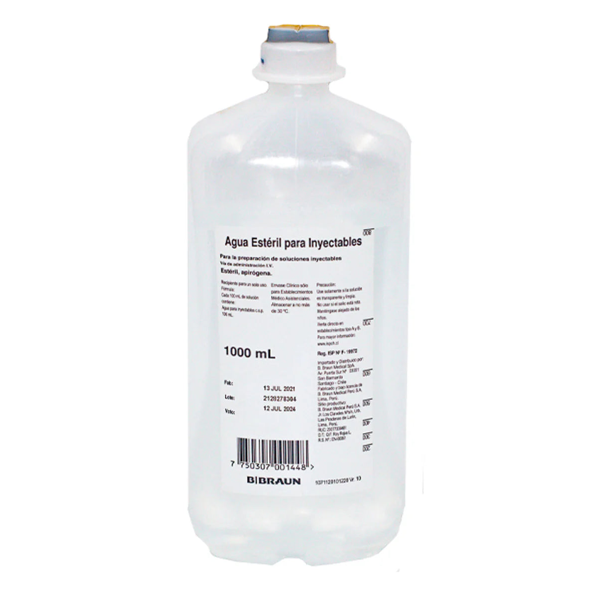 Agua Destilada 1000 mL - Farmacias Curie